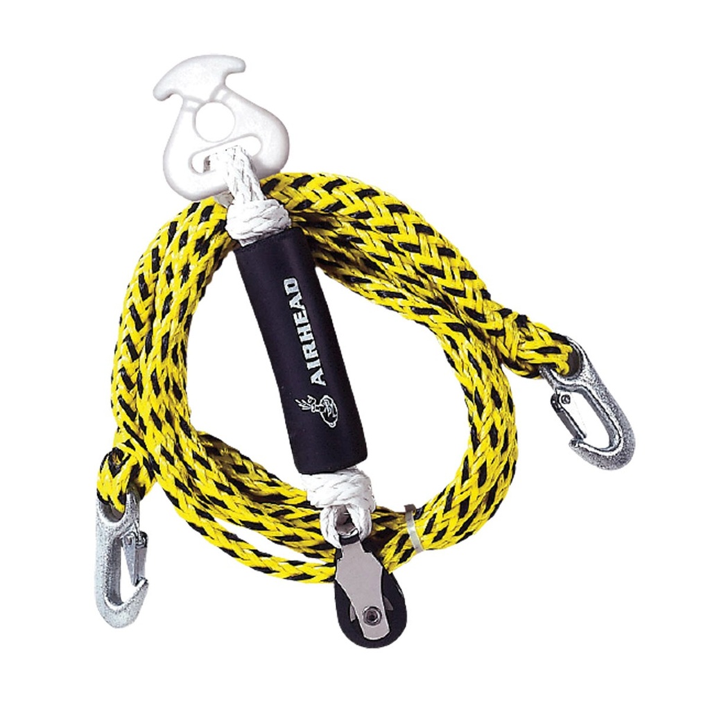 [501058-BLA] AIRHEAD SELF-CENTRING TOW BRIDLE WITH PULLEY YELLOW 3.6M (501058)