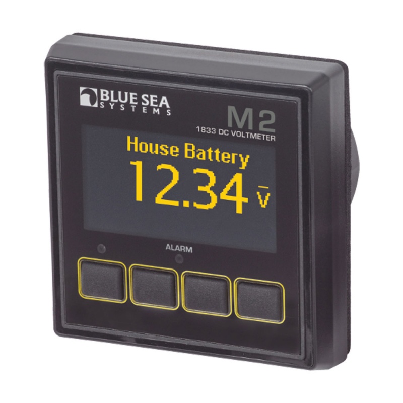 [BS-1833-BLA] BLUE SEA M2 MONITOR VOLTAGE DC (BS-1833)