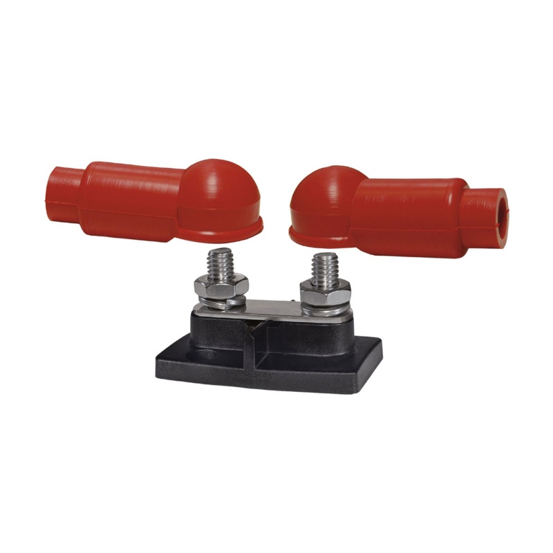 [BS-2019-BLA] BLUE SEA POWERBAR COMMON BUSBAR 3/8" WITH INSULATORS (BS-2019)