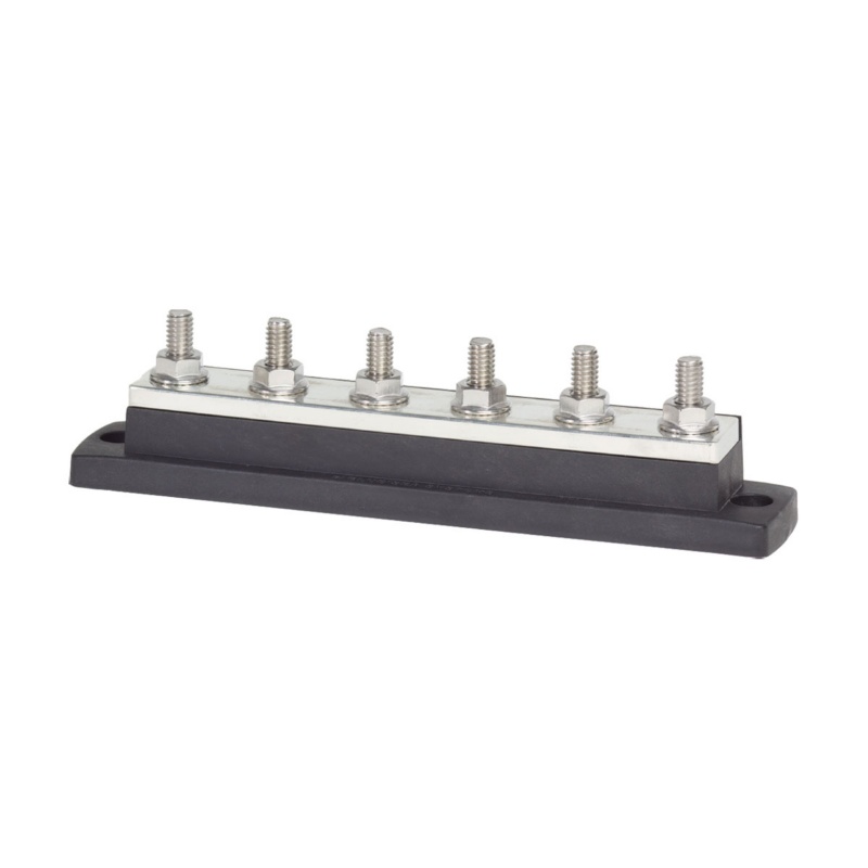 [BS-2126B-BLA] BLUE SEA MAXIBUS 250A COMMON BUSBAR 6 STUD (BS-2126B)