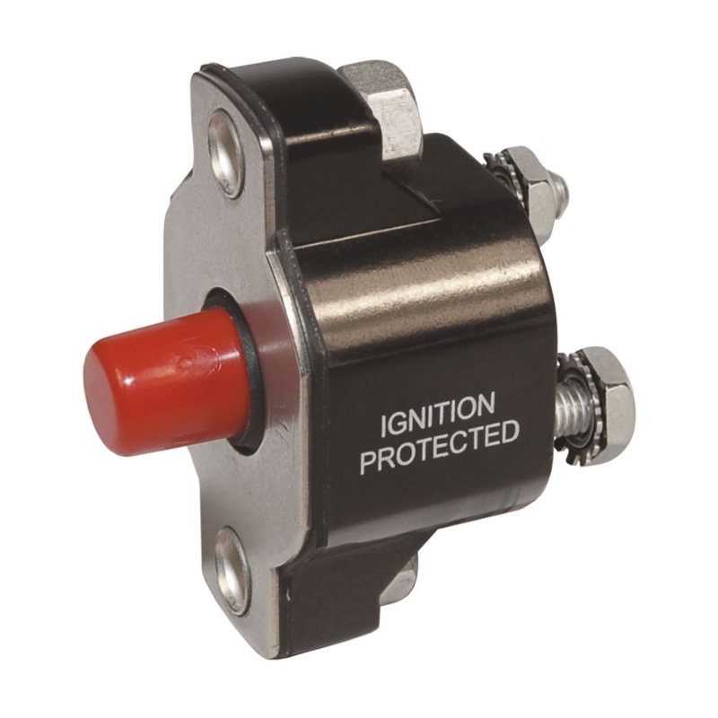 [BS-2140-BLA] BLUE SEA MEDIUM DUTY PUSH BUTTON CIRCUIT BREAKER 30A (BS-2140)