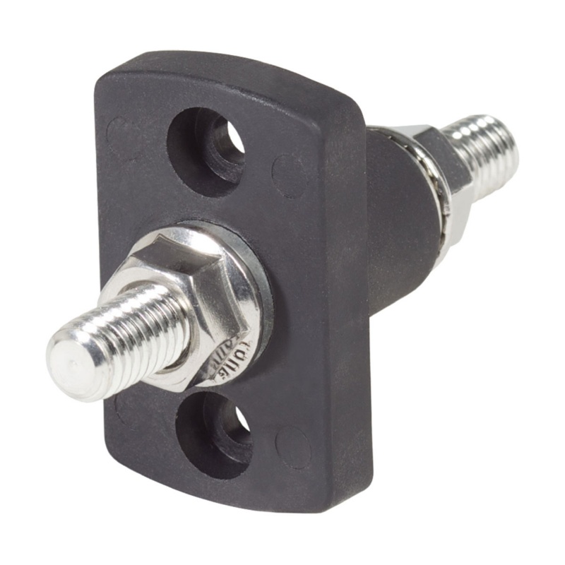 [BS-2201-BLA] BLUE SEA TERMINAL FEED THROUGH CONNECTOR 5/16" BLACK (BS-2201)