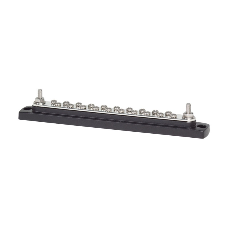 [BS-2302-BLA] BLUE SEA 150A COMMON BUSBAR 20 WAY 2 STUD (BS-2302)