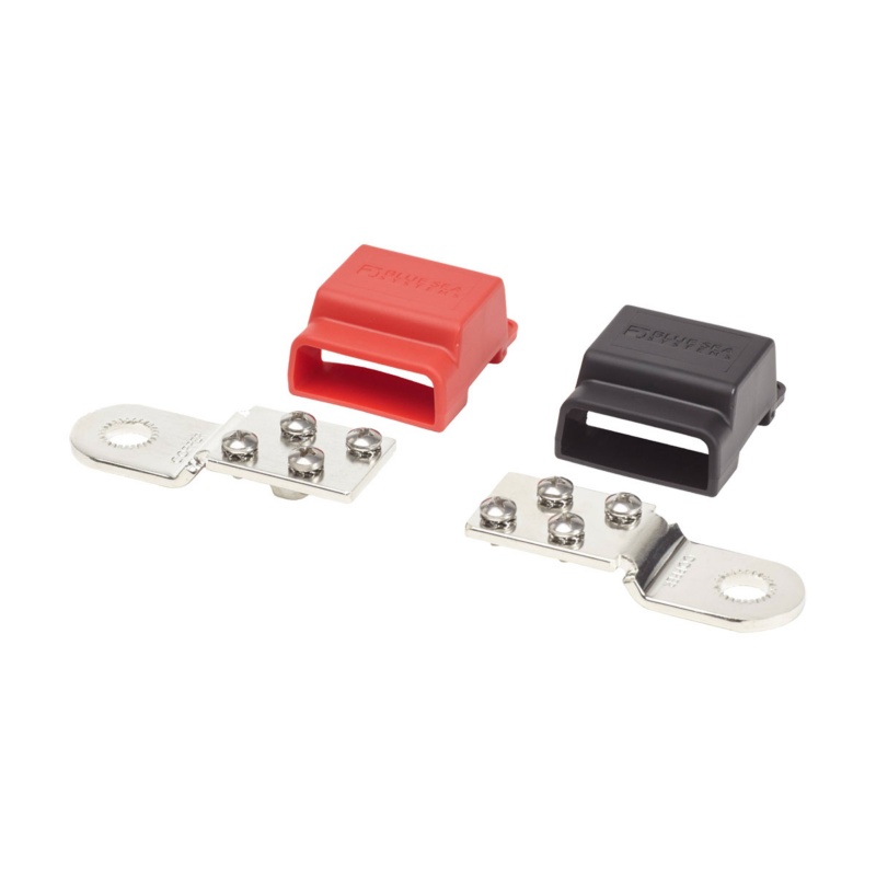 [BS-2340-BLA] BLUE SEA BATTERY TERMINAL MOUNT BUSBAR POSITIVE & NEGATIVE (BS-2340)