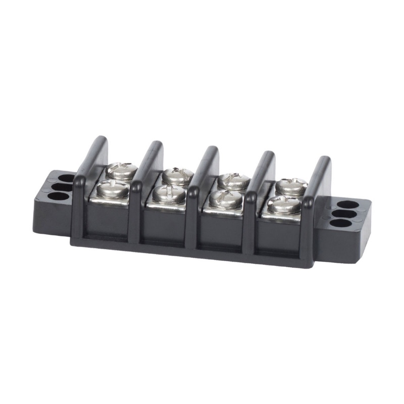 [BS-2504-BLA] BLUE SEA INSULATED TERMINAL BLOCK 30A 4 CIRCUIT (BS-2504)