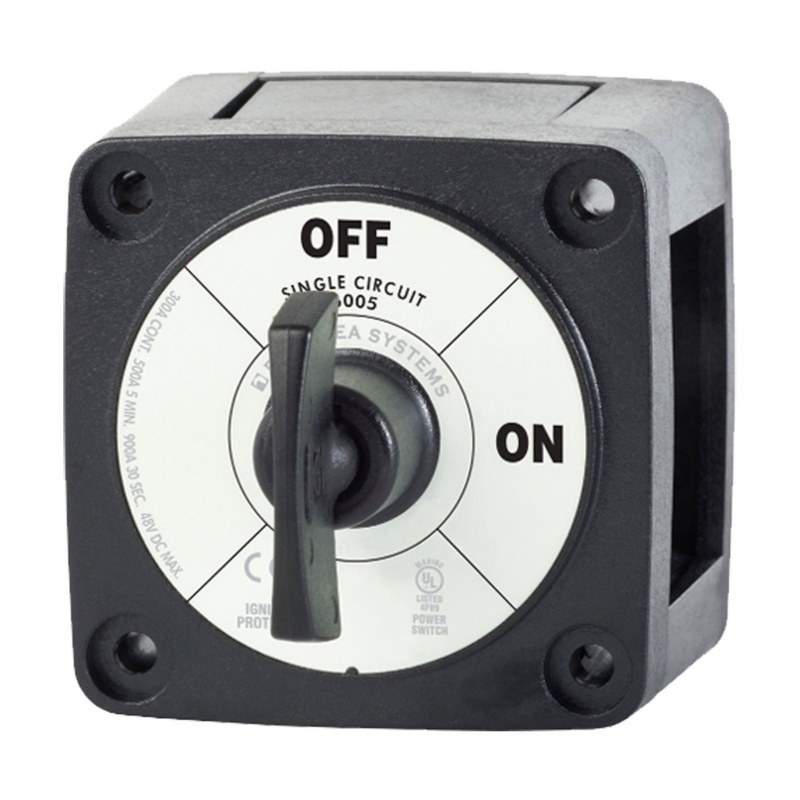 [BS-6005200B-BLA] BLUE SEA SYSTEMS M SERIES BATTERY SWITCH BULK ON-OFF KEY BLK (BS-6005200B)