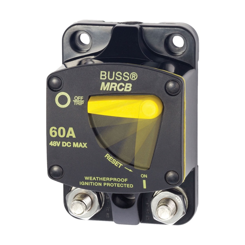 [BS-7140-BLA] BLUE SEA 187-SERIES CIRCUIT BREAKER 60A SURFACE MOUNT (BS-7140)