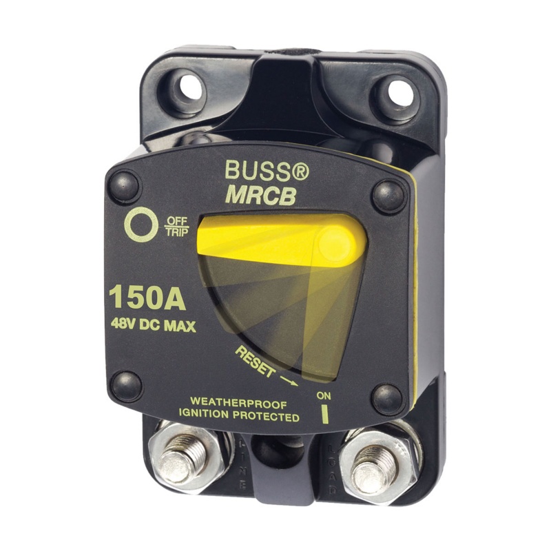 [BS-7148-BLA] BLUE SEA 187-SERIES CIRCUIT BREAKER 150A SURFACE MOUNT (BS-7148)