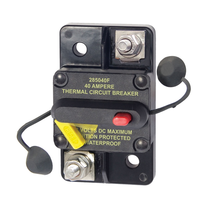 [BS-7182-BLA] BLUE SEA 285-SERIES CIRCUIT BREAKER 40A SURFACE MOUNT (BS-7182)