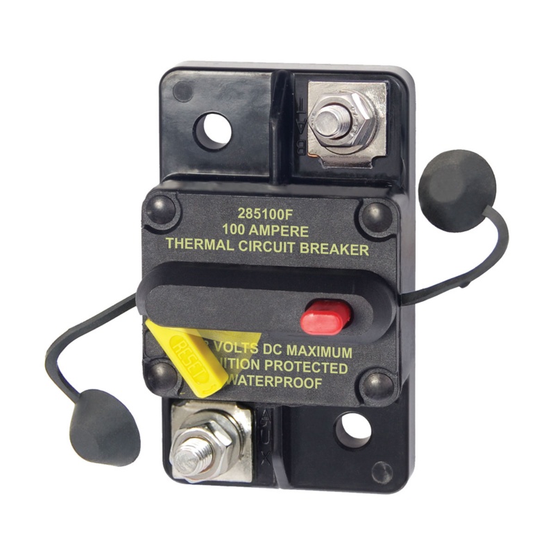 [BS-7187B-BLA] BLUE SEA 285-SERIES CIRCUIT BREAKER BULK 100A SURFACE MOUNT (BS-7187B)