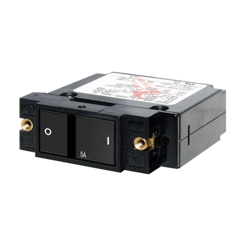 [BS-7400-BLA] BLUE SEA A SERIES ROCKER CIRCUIT BREAKER 5A FLAT ROCKER (BS-7400)