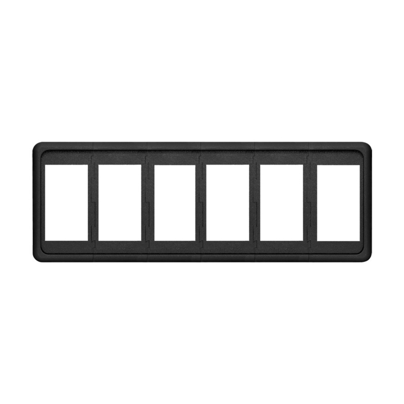 [BS-8260-BLA] BLUE SEA CONTURA SWITCH MOUNTING PANEL 6 POSITION (BS-8260)