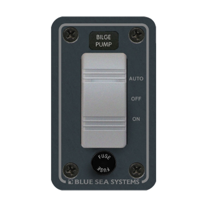 [BS-8263-BLA] BLUE SEA CONTURA WATER-RESISTANT PANEL BILGE PUMP (BS-8263)