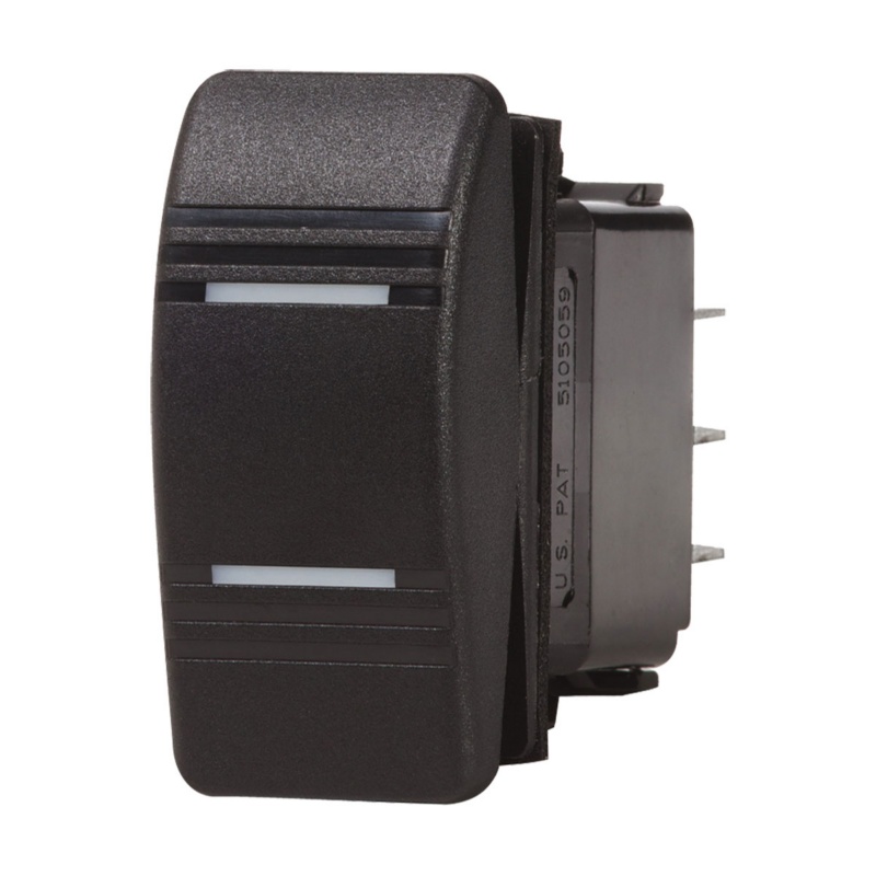 [BS-8286-BLA] BLUE SEA CONTURA III SWITCH ON-OFF-ON DPDT BLACK (BS-8286)