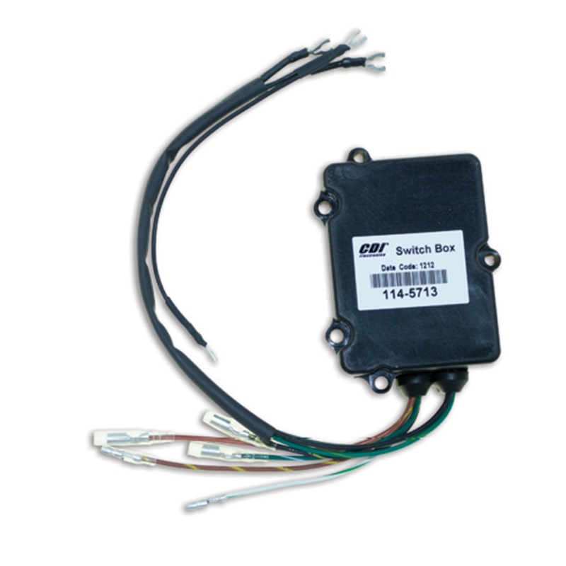 [CDI114-5713-BLA] CDI ELECTRONICS SWITCH BOX MERCURY 6-25HP 4 MAGNET 1997-06 (CDI114-5713)