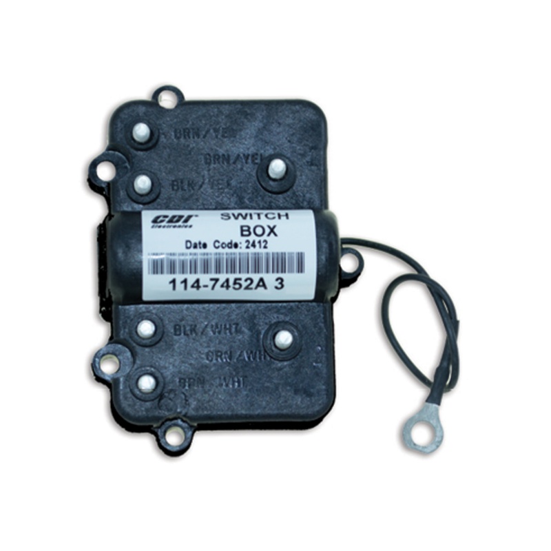 [CDI114-7452A3-BLA] CDI ELECTRONICS SWITCH BOX MERCURY SCREW ON 18-40HP 1980-87 (CDI114-7452A3)