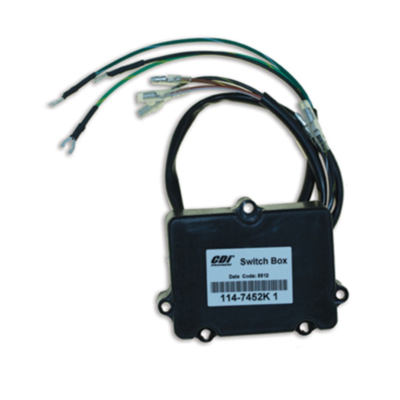 [CDI114-7452K1-BLA] CDI ELECTRONICS SWITCH BOX MERCURY BULLET CON 6-35HP 1980-97 (CDI114-7452K1)