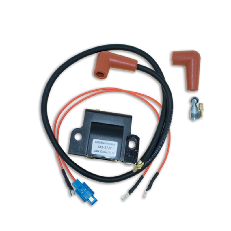 [CDI183-3737-BLA] CDI ELECTRONICS IGNITION COIL BRP UNI 1972-06 (CDI183-3737)