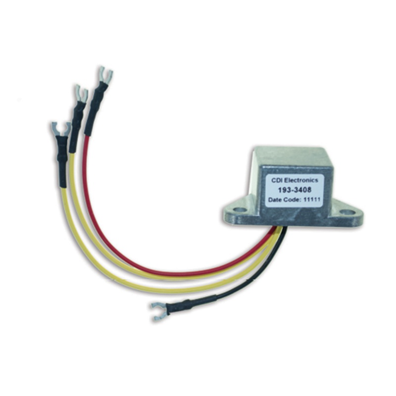 [CDI193-3408-BLA] CDI ELECTRONICS REGULATED RECTIFIER BRP 50-235HP 1969-2000 (CDI193-3408)