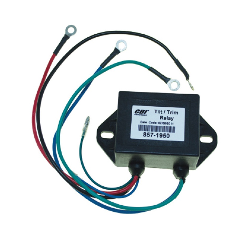 [CDI857-1950-BLA] CDI ELECTRONICS TILT/TRIM RELAY YAMAHA 12V 40AMP (CDI857-1950)