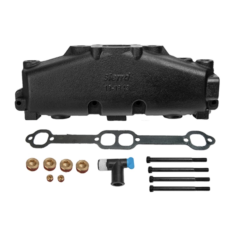 [S18-1843-BLA] SIERRA MANIFOLD MERCRUISER EXHAUST V8 (DRY JOINT) (S18-1843)