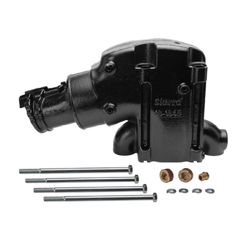 [S18-1845-BLA] SIERRA ELBOW MERCRUISER EXHAUST V6-V8 SMALL BLOCK DRY JOINT (S18-1845)