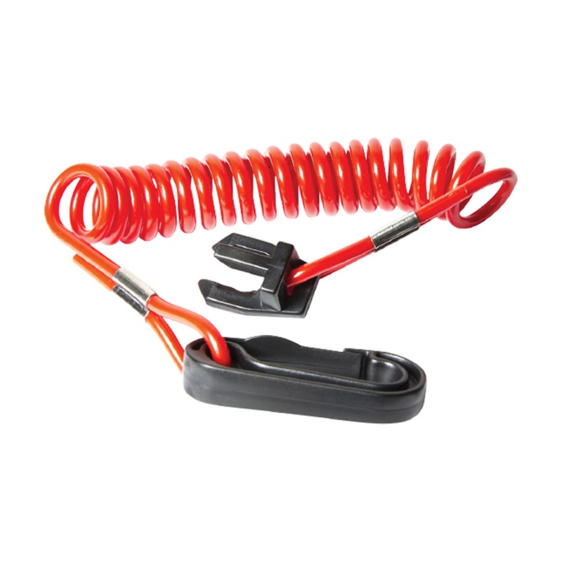 [SMP28900-BLA] Sierra ignition lanyard BRP 1995 and earlier coiled (SMP28900)