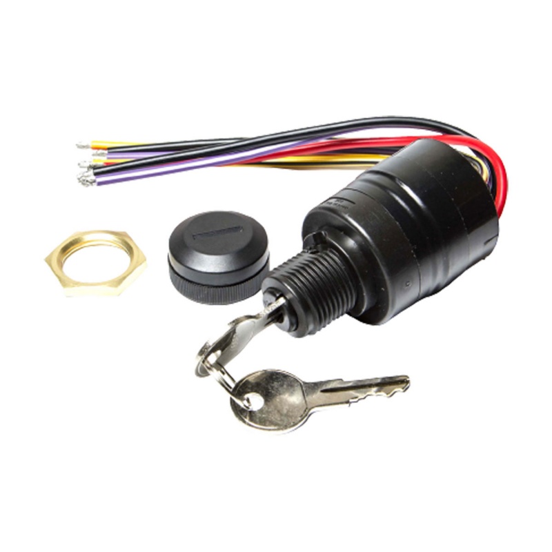 [SMP39710-1-BLA] SIERRA IGNITION SWITCH CHOKE POLY 4 POS SHORT (SMP39710-1)
