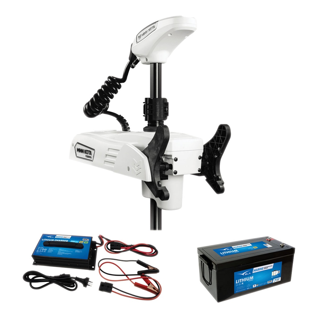 [604122LP100-BLA] MINN KOTA RT TERROVA QUEST 72" 100AH LITHIUM & CHARGER (604122LP100)