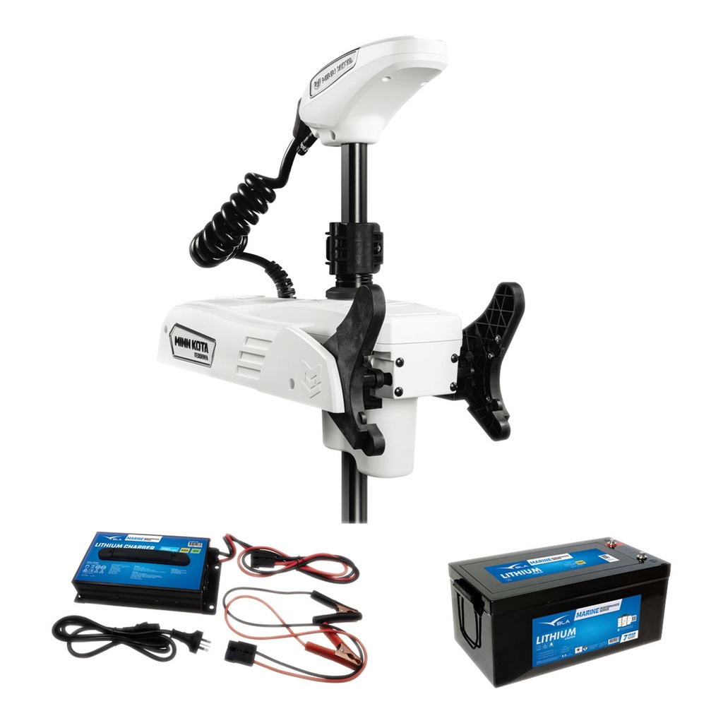 [604124LP100-BLA] MINN KOTA RT TERROVA QUEST 87" 100AH LITHIUM & CHARGER (604124LP100)