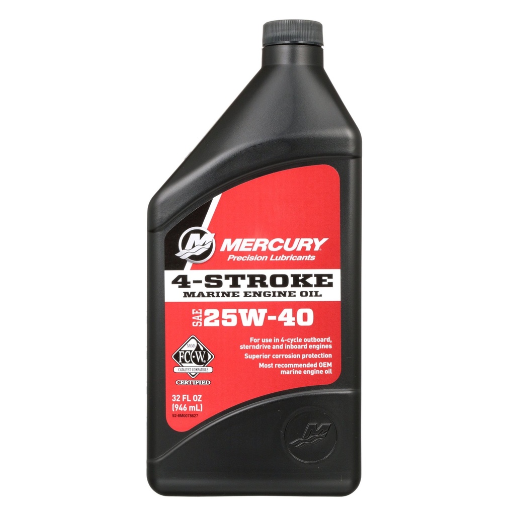 [92 8M0078627] 946 ML 4 STR  OIL (OB & MC) 25W40   (8M0078627)