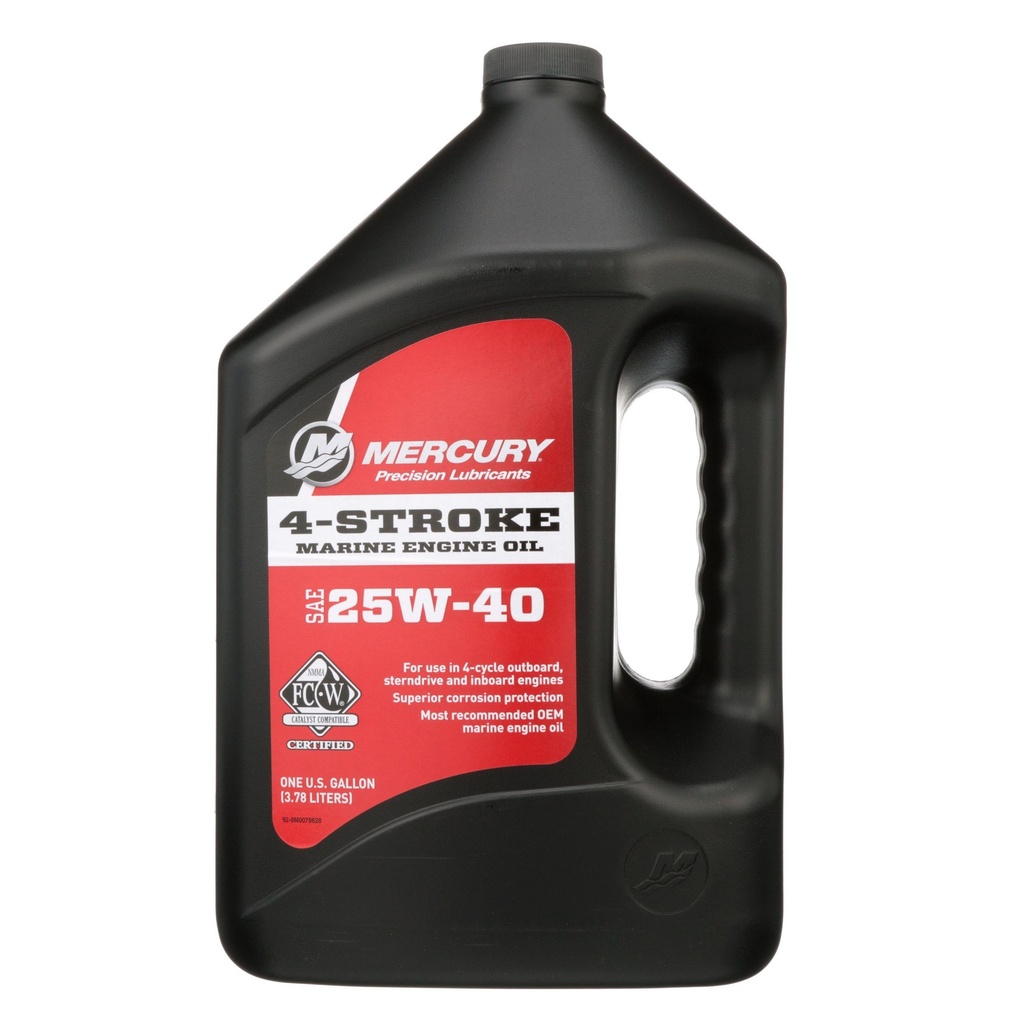 [92 8M0078628] 3.78LT 4 STR OIL (OB & MC) 25W40 (8M0078628)