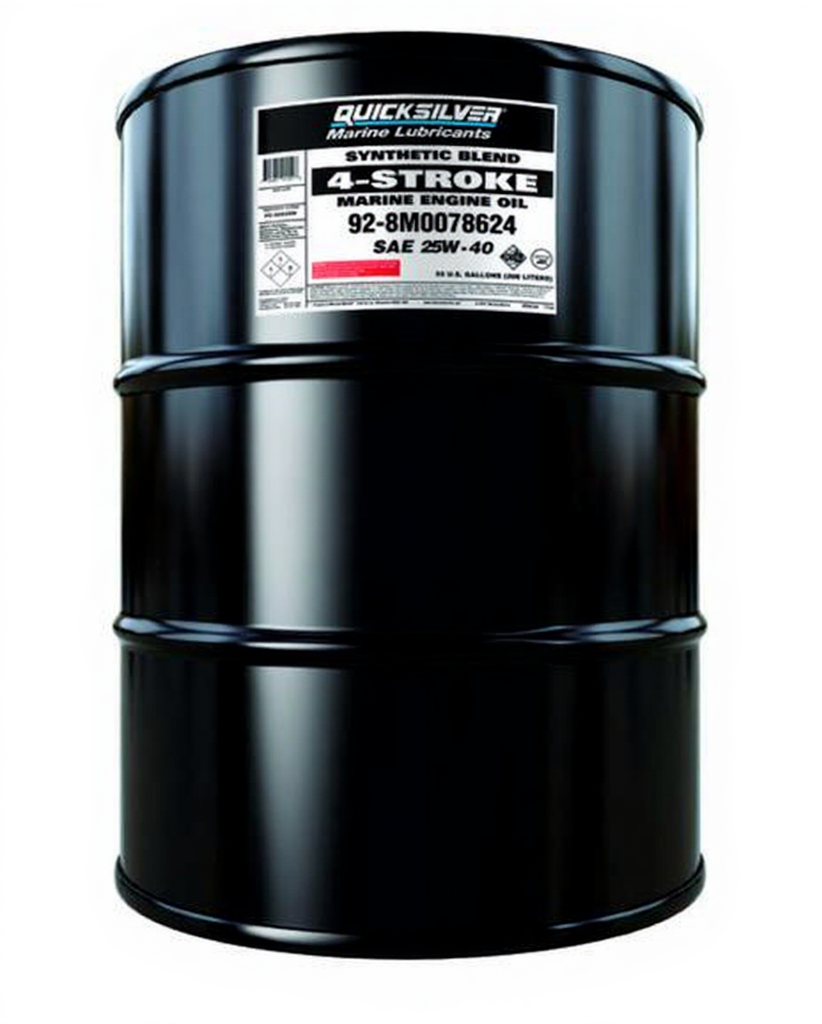 [92 8M0078624] 208 LT 4 STR SYNTHETIC BLEND OIL (OB&MC) 25W40   (8M0078624)