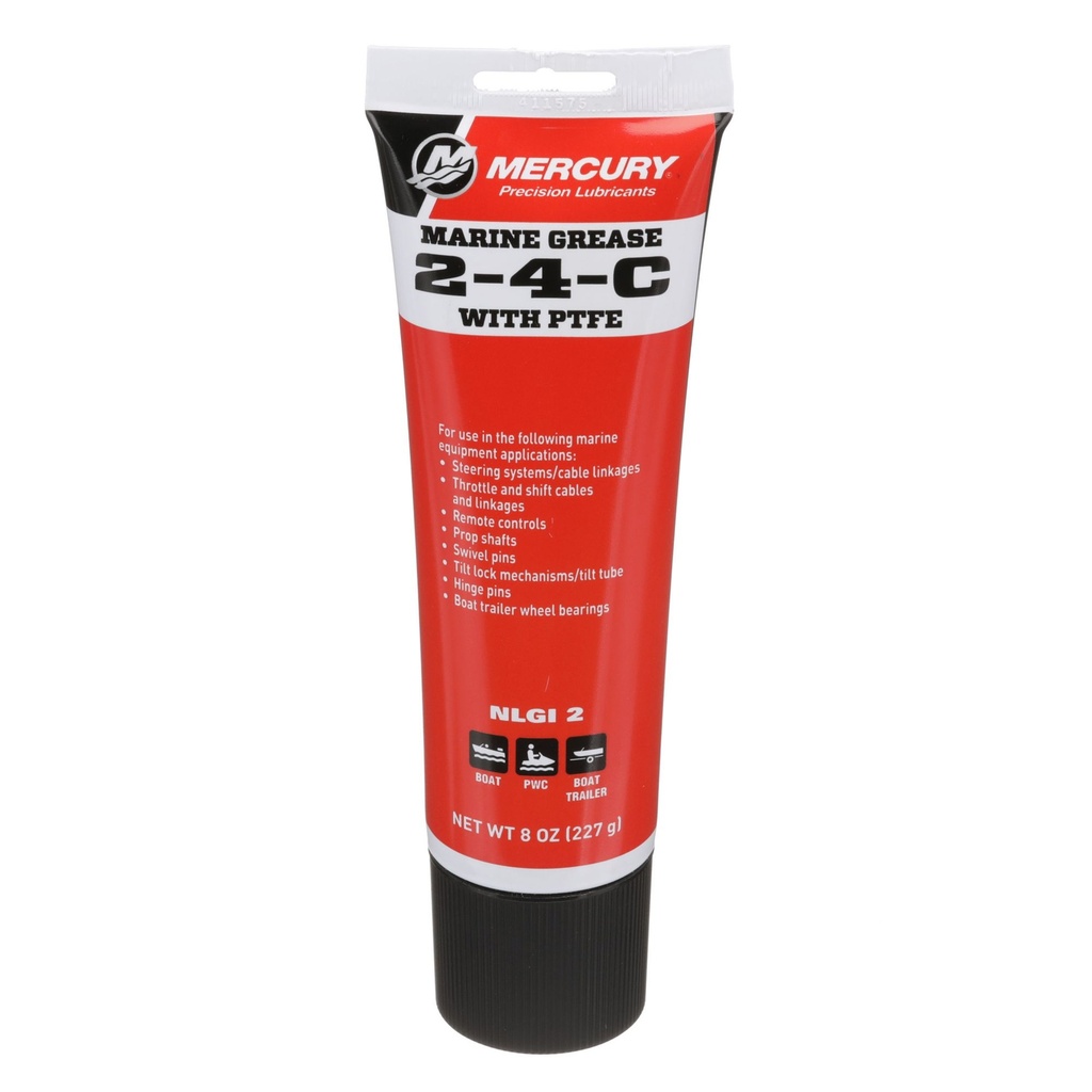 [92 802859A 1] Mercury 2-4-C Marine Lubricant With PTFE 227 gram (802859A1)