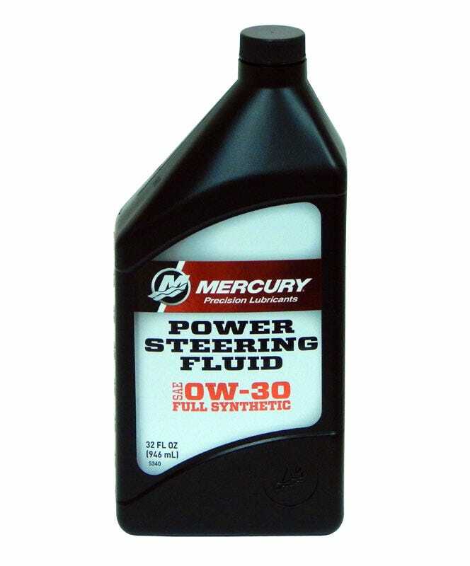 [92 858077K01] MERCURY SYNTHETIC POWER STEERING FLUID SAE 0W-30 (858077K01)