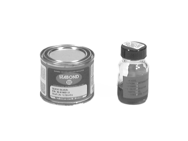 [92 818651A 3] MERCURY 2-PART ADHESIVE - 4 FL OZ (118 ML) (818651A3)