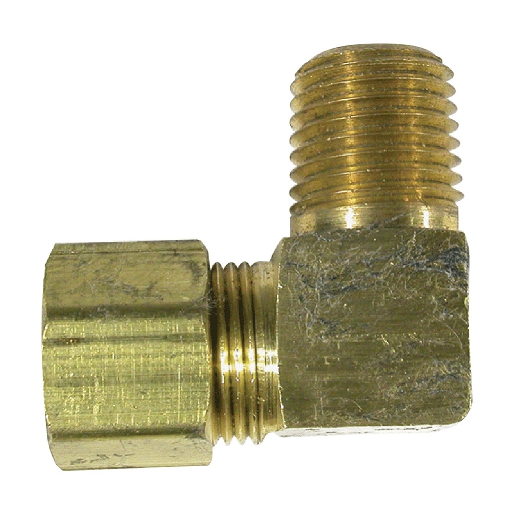 [293615-BLA] RELIANCE BRASS CONNECTOR FITTING 1/4"NPT-3/8""TUBE (293615)
