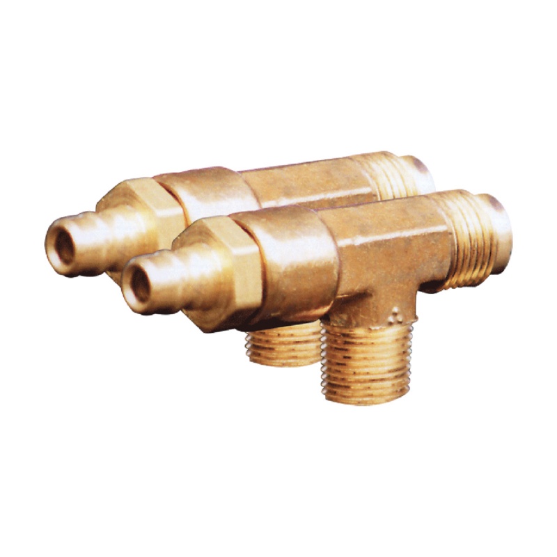 [294122-BLA] CAPILANO CYLINDER BLEED TEE 3/8" NPT 1/2" SAE FLARE (294122)