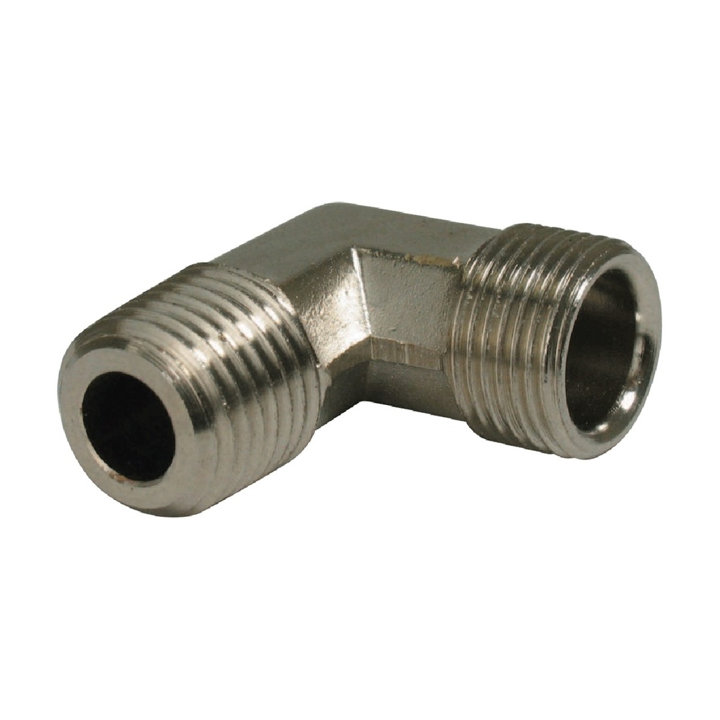 [298466-BLA] SEASTAR CHROMED BRASS 90° 1/4"NPT ELBOW FITTING MALE (298466)