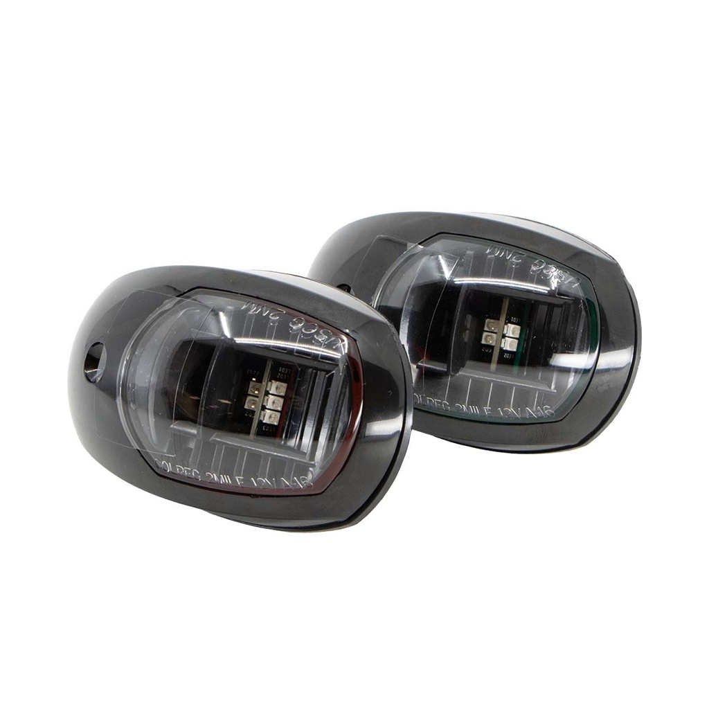 [121038-BLA] BLA CONTOUR LED SIDELIGHT NAVIGATION LIGHT BLACK (121038)