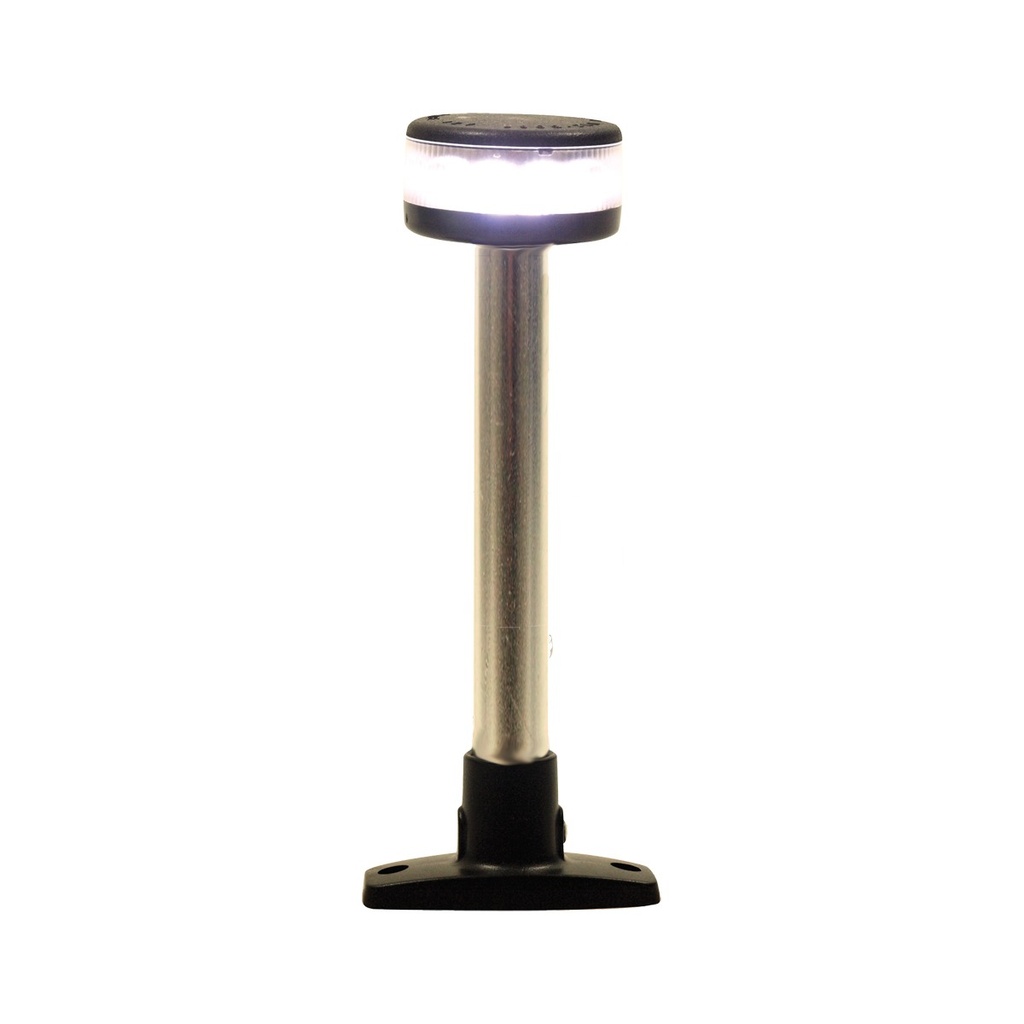 [121316-BLA] BLA NAV LIGHT POLE 360° FIXED 190MM HIGH BLACK LED (121316)