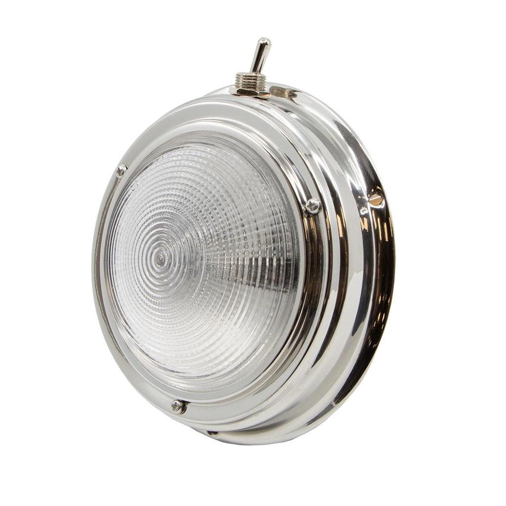 [122104-BLA] BLA DOME LIGHT WITH SWITCH STAINLESS STEEL 140MM (122104)