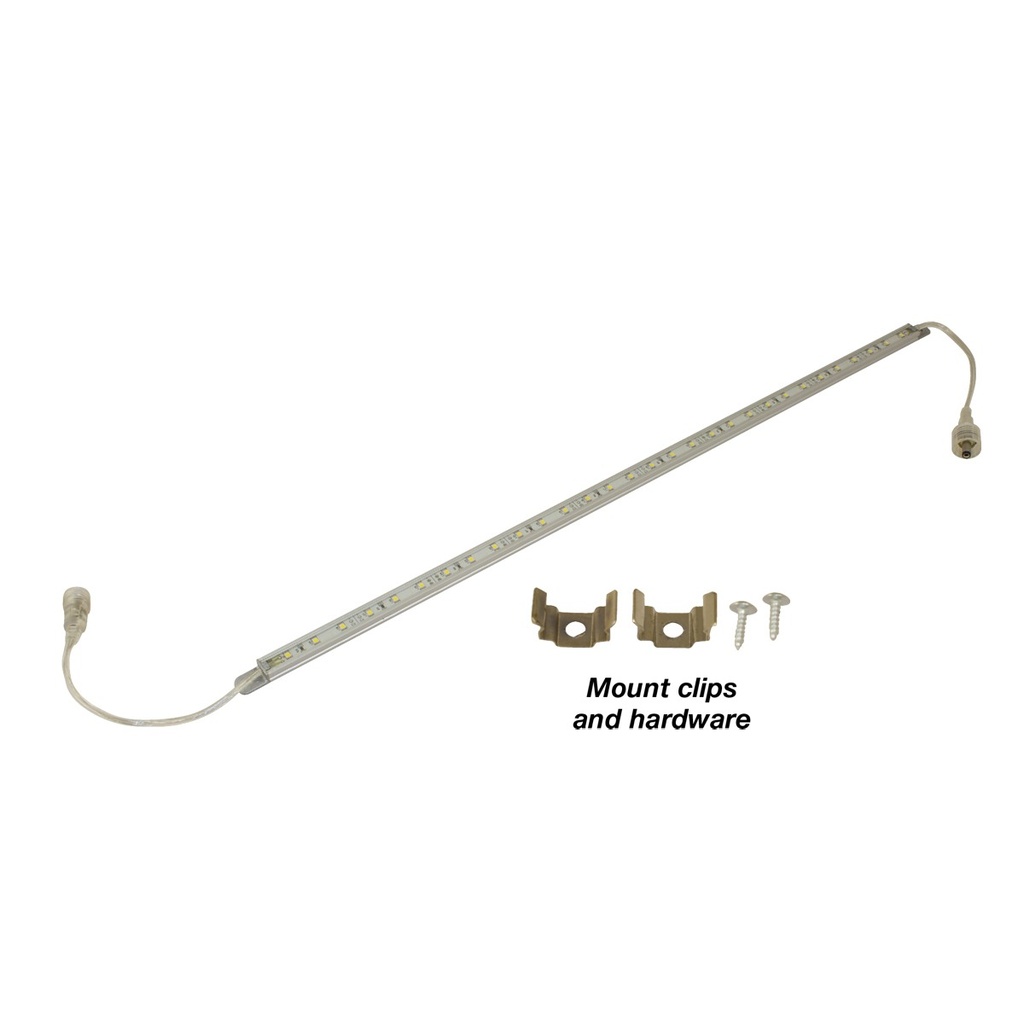 [122234-BLA] BLA STRIP LIGHT 30 LED ALOY HOUSNG WHITE 525MM (122234)