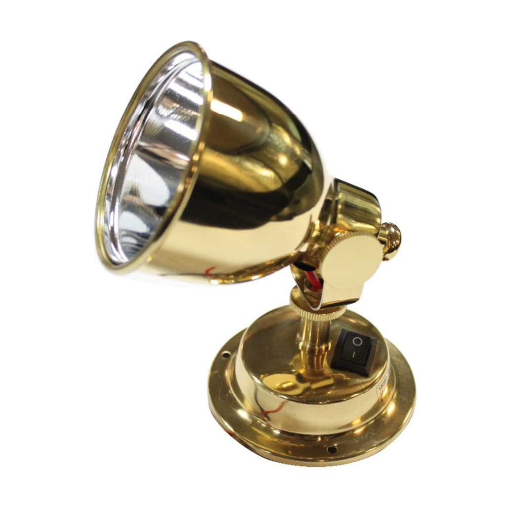 [122356-BLA] BLA CABIN LIGHT BRASS PIVOT SWIVEL WITH SWITCH (122356)
