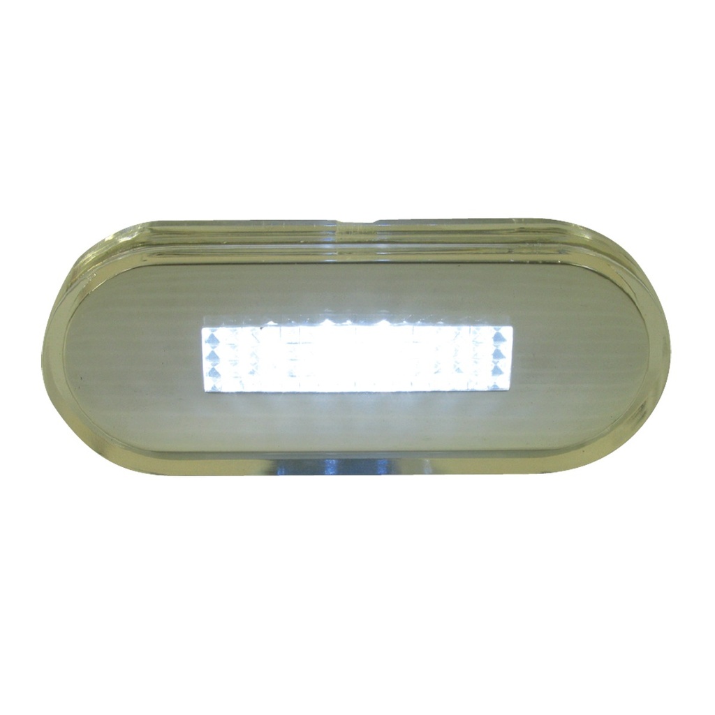 [122996-BLA] BLA LED COURTESY LIGHT W/ STAINLESS COVER WHITE (122996)