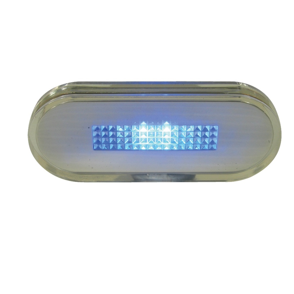 [123000-BLA] BLA LED COURTESY LIGHT W/ STAINLESS COVER BLUE (123000)