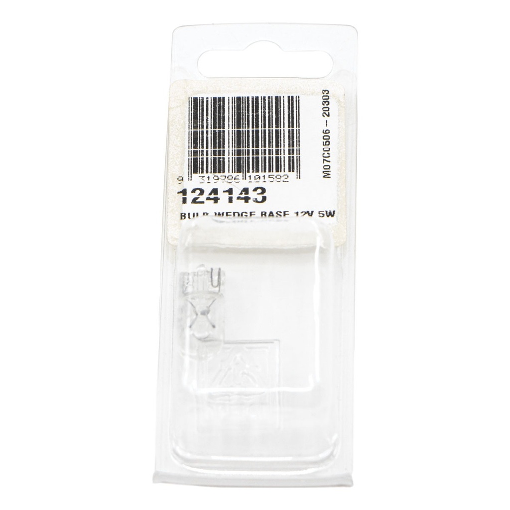 [124143-BLA] BLA WEDGE BULB 12V 5W (124143)