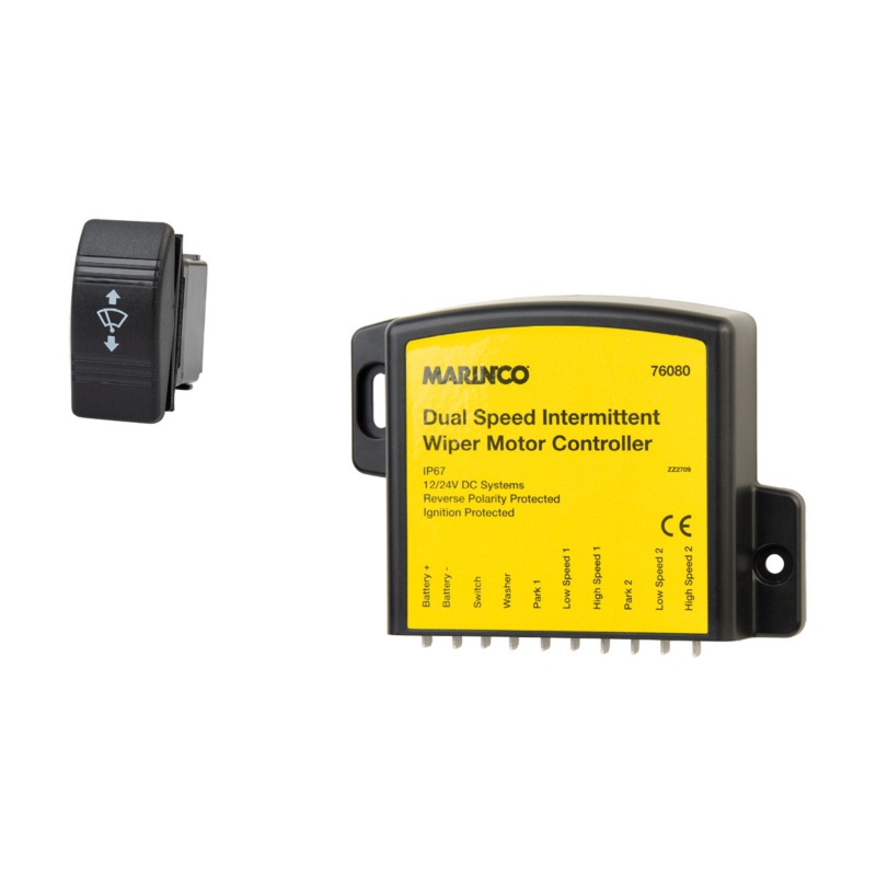 [116182-BLA] MARINCO WIPER CONTROLLER KIT DUAL SPEED (116182)