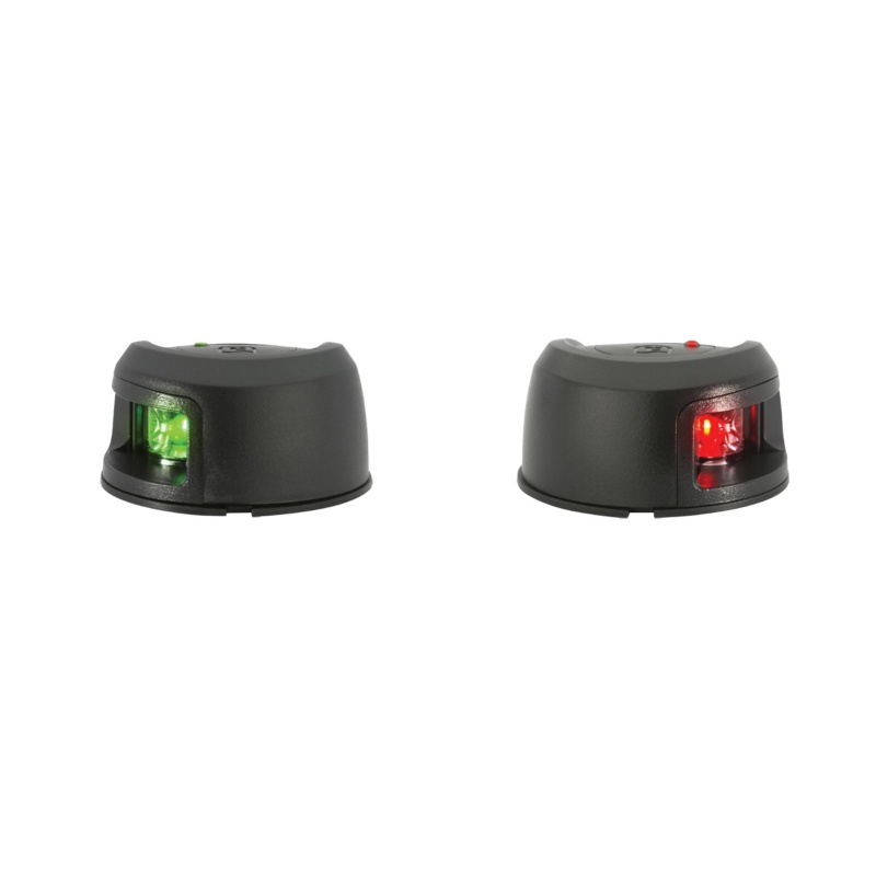 [121056-BLA] ATTWOOD LIGHTARMOR NAVIGATION LIGHTS BLACK TOP MOUNT (121056)