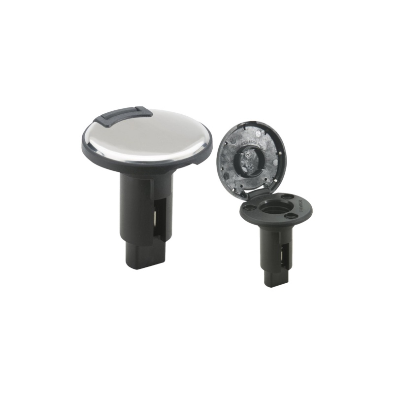 [121372-BLA] ATTWOOD LIGHTARMOR BASE ROUND 2 PIN STAINLESS (121372)